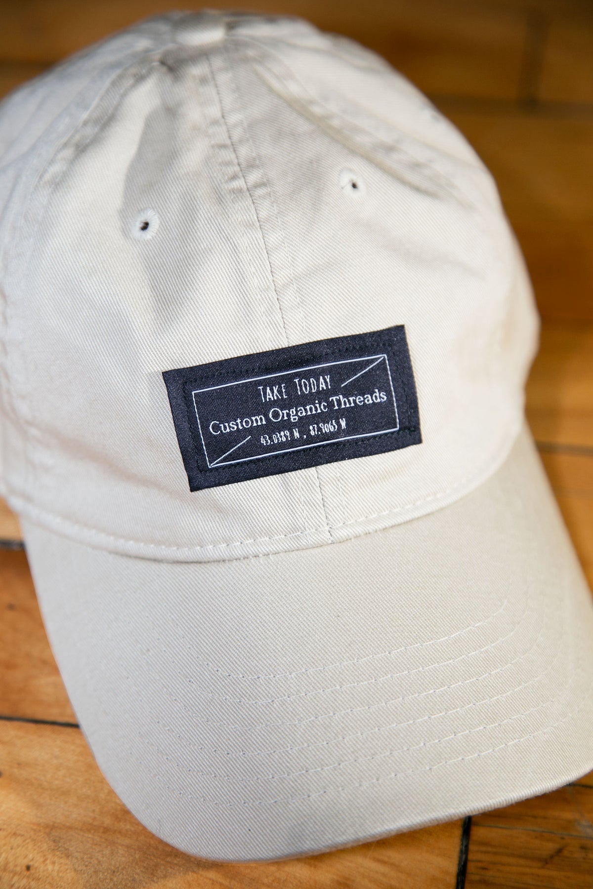 "downtown" dad hat in canvas - Take Today Community